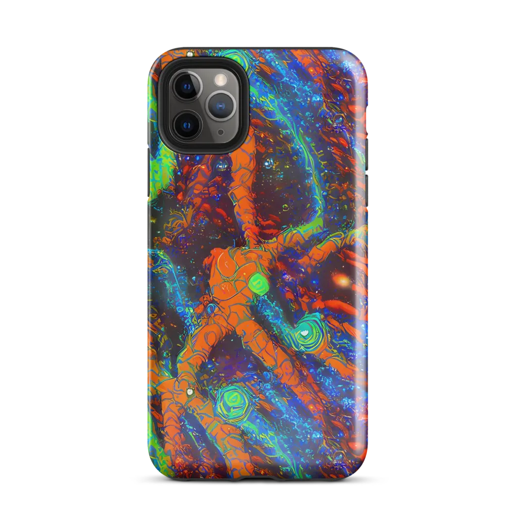 Flame Galaxy on Tough Case for iPhone® — Front
