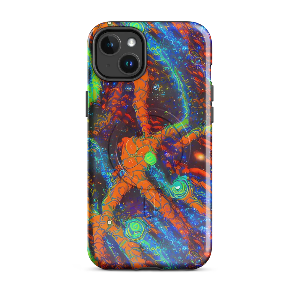 Flame Galaxy on MagSafe Tough Case for iPhone® — Front