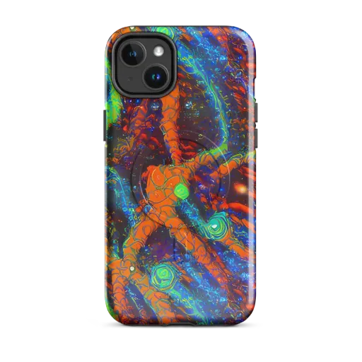 Flame Galaxy on a MagSafe Tough Case for iPhone®