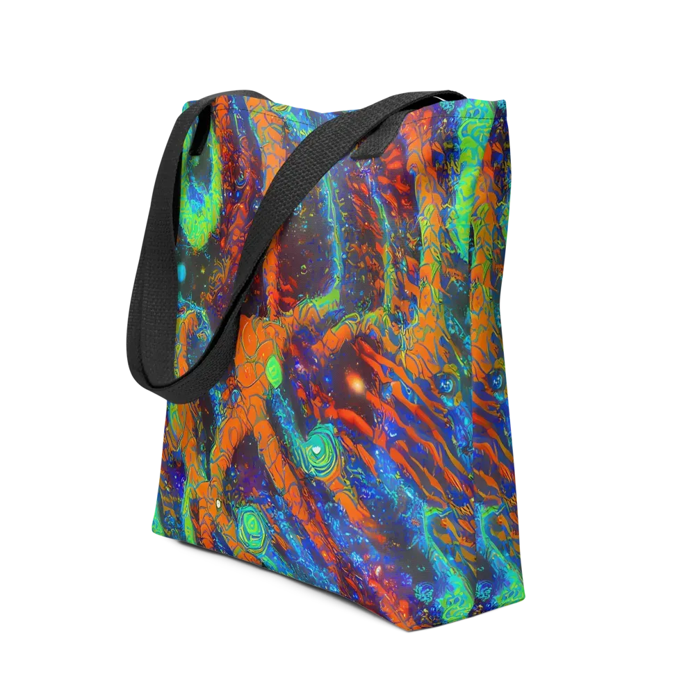 Flame Galaxy on Tote Bag — Front