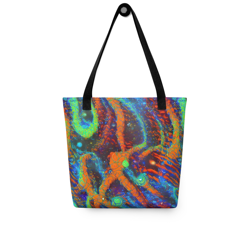 Flame Galaxy on Tote Bag — Front