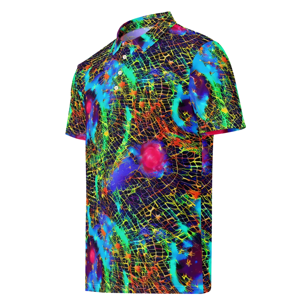 Hypercolor Collision on Men's Slim Fit Polo Shirt — Left Front