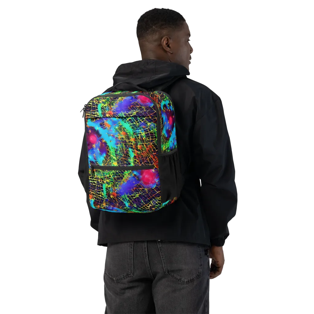Hypercolor Collision on Utility Backpack — Back