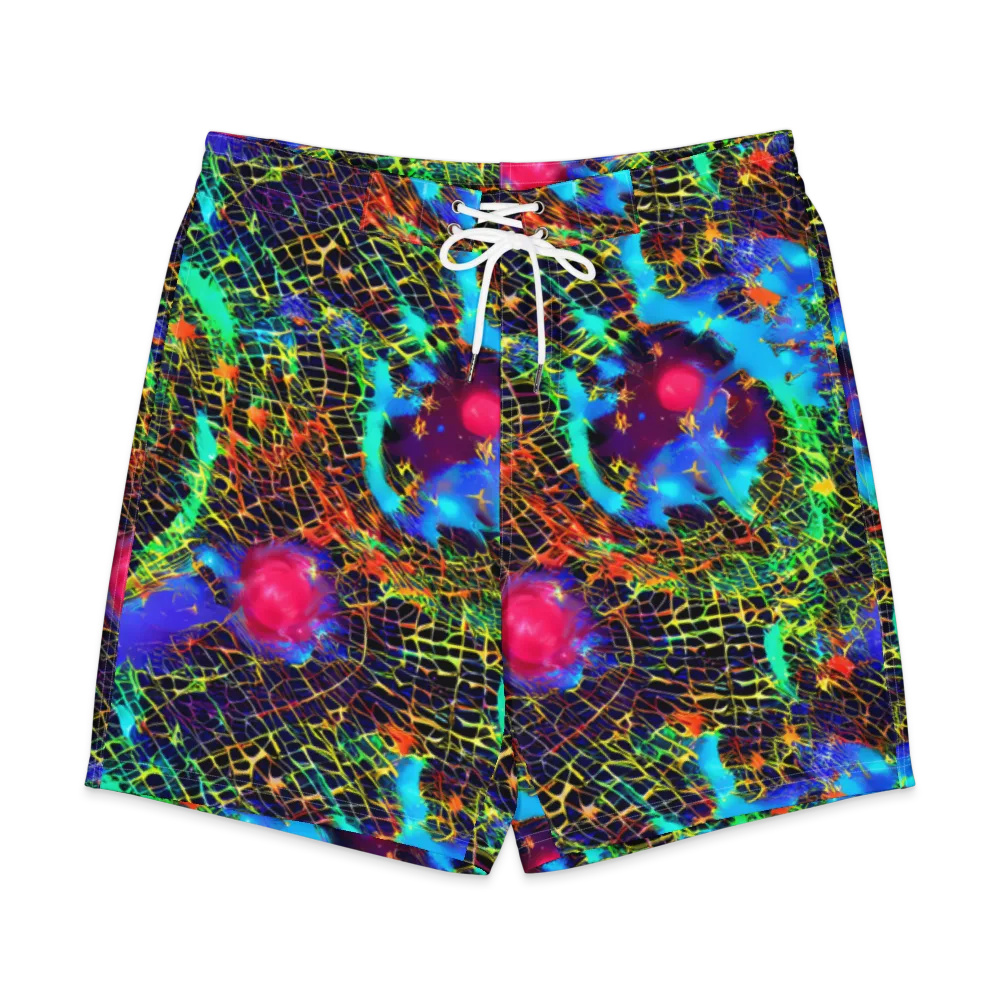 Hypercolor Collision on Men's Board Shorts — Front