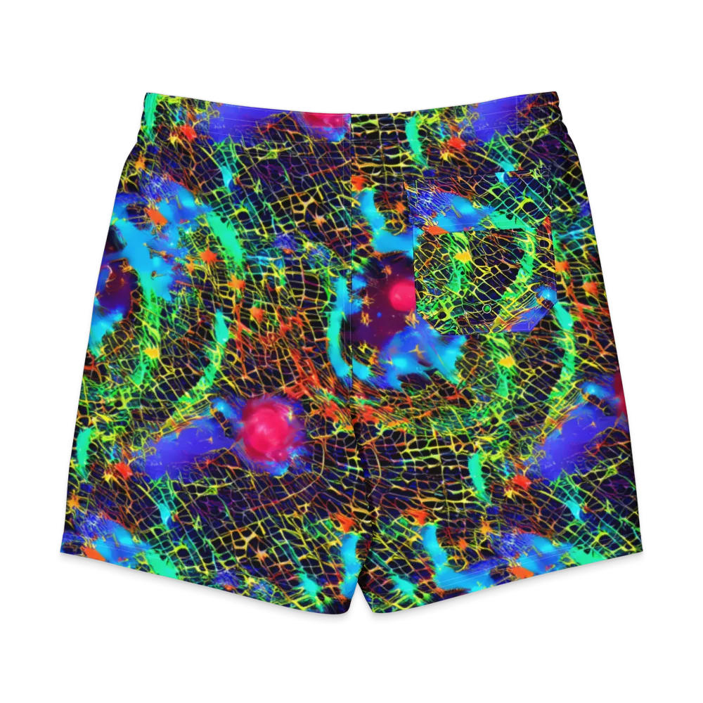 Hypercolor Collision on Men's Board Shorts — Back