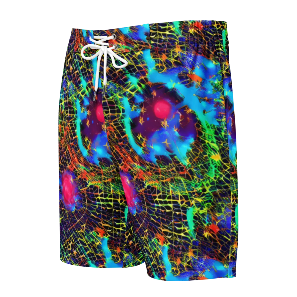 Hypercolor Collision on Men's Board Shorts — Front