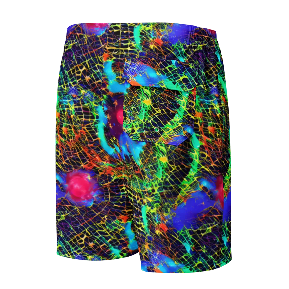 Hypercolor Collision on Men's Board Shorts — Back