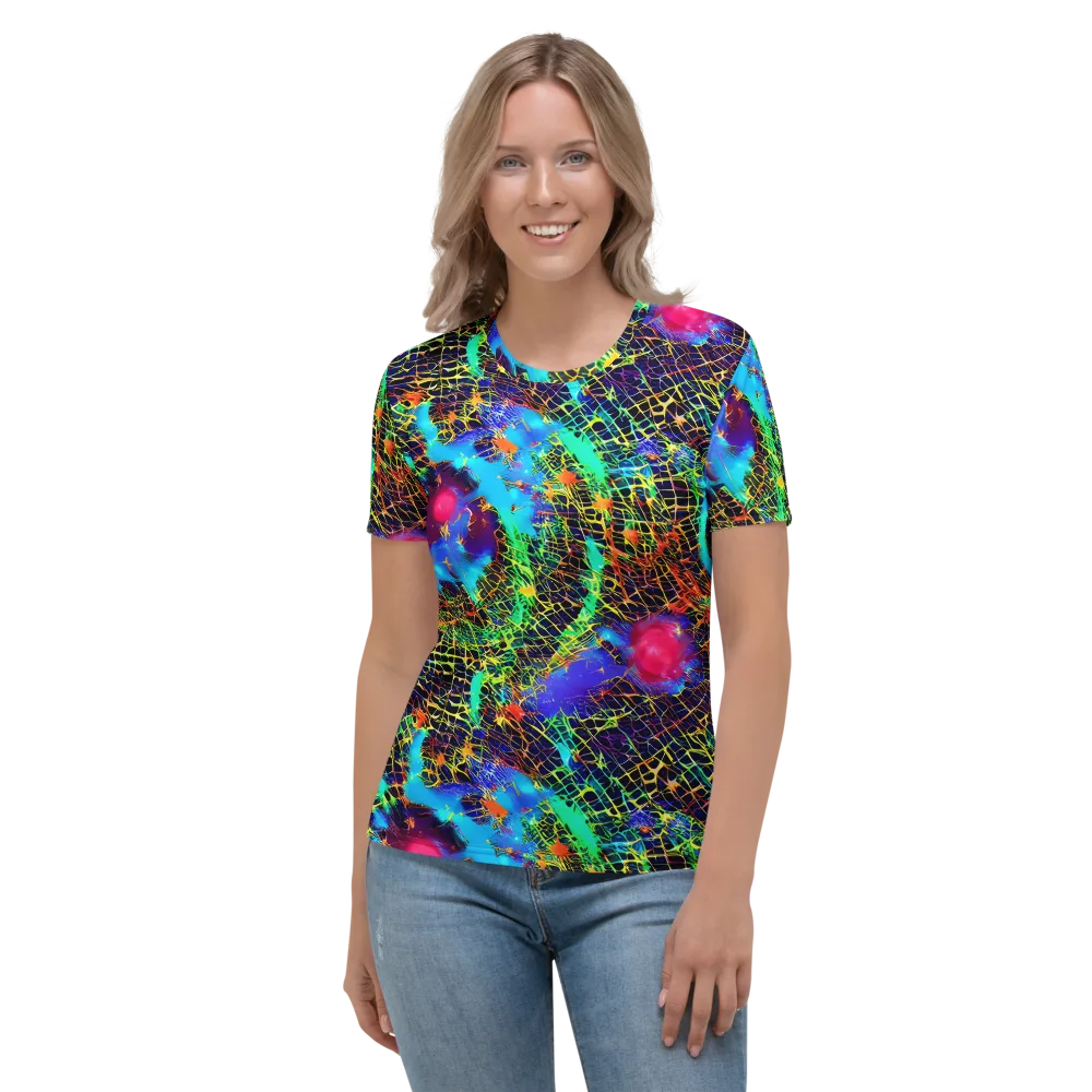 Hypercolor Collision on Women's Crew Neck T-Shirt — Front