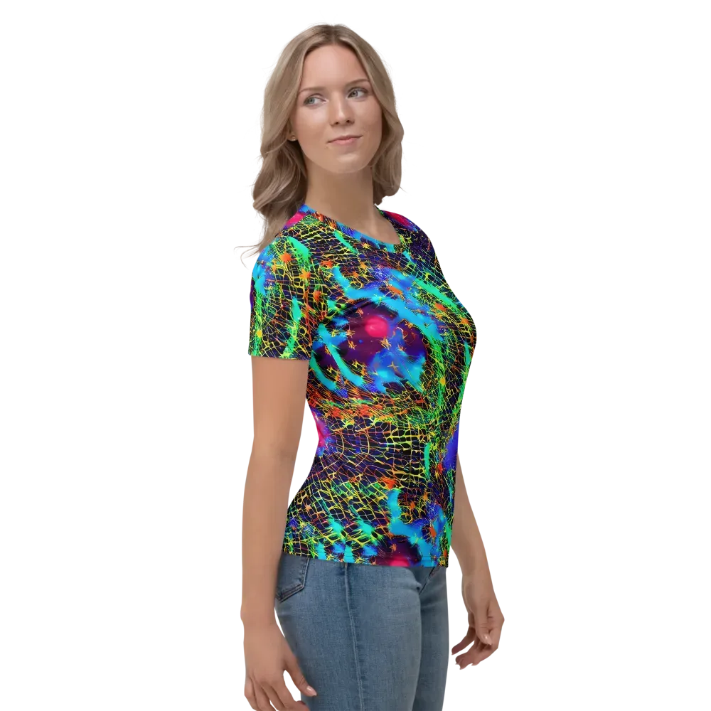 Hypercolor Collision on Women's Crew Neck T-Shirt — Right