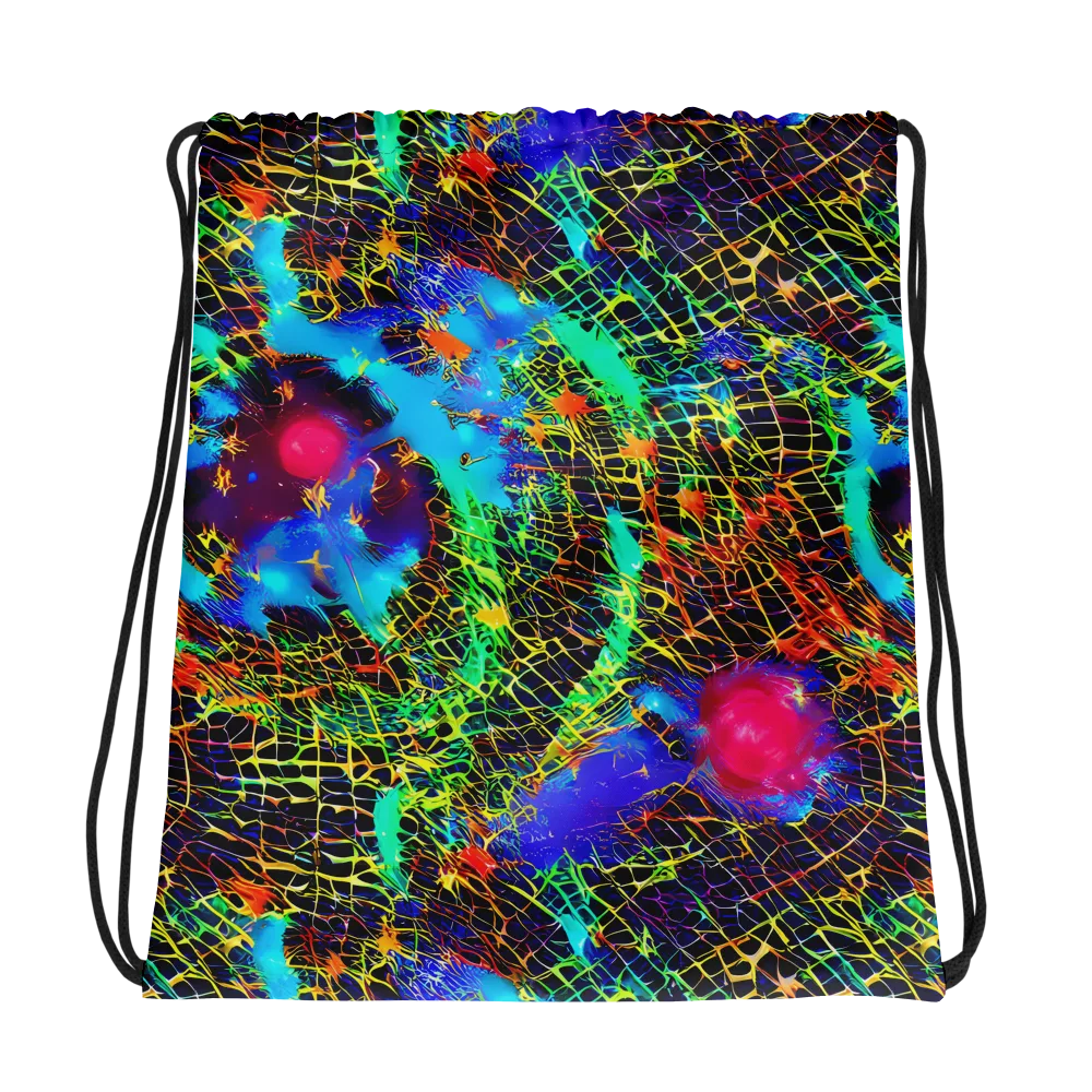 Hypercolor Collision on Drawstring Bag — Photo