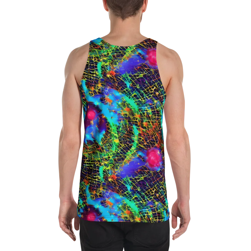 Hypercolor Collision on Men's Tank Top — Back