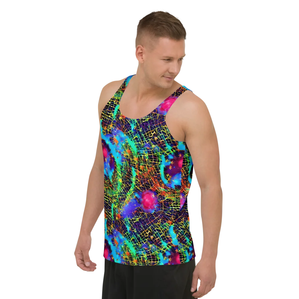 Hypercolor Collision on Men's Tank Top — Left Front
