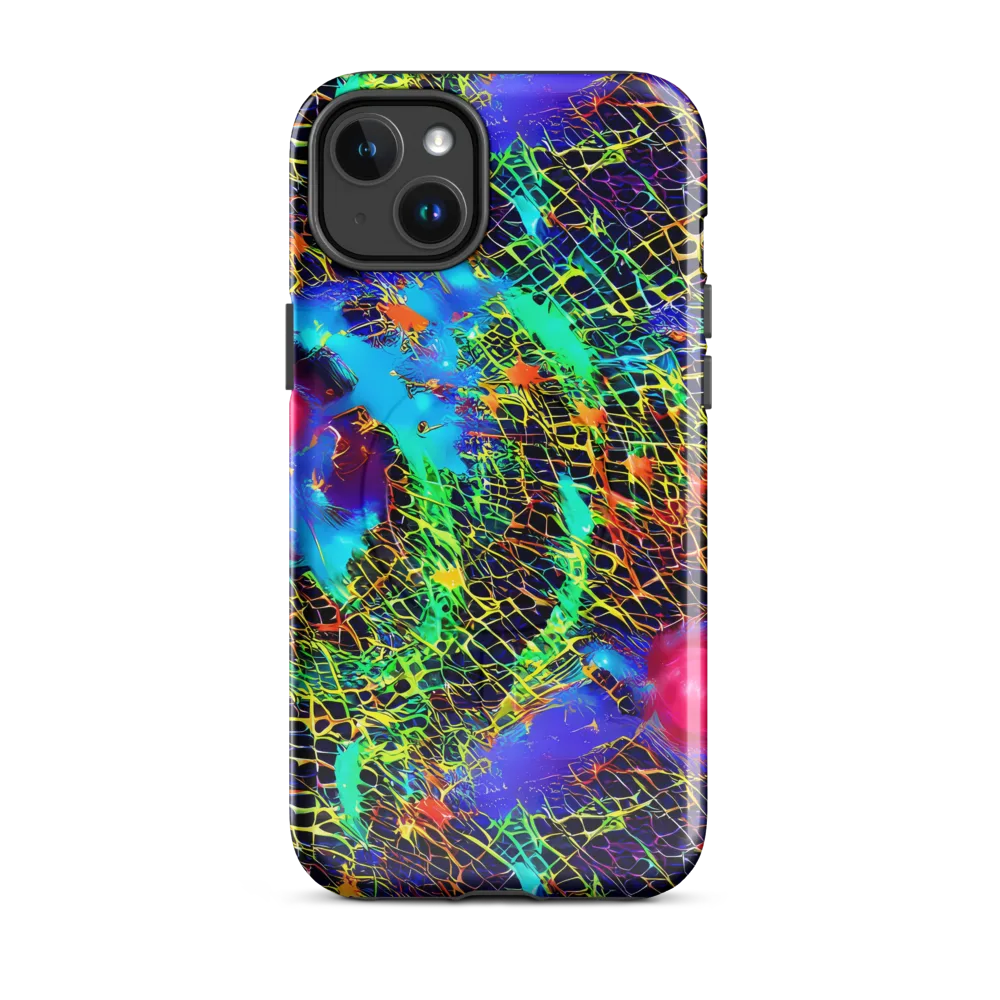 Hypercolor Collision on MagSafe Tough Case for iPhone® — Front