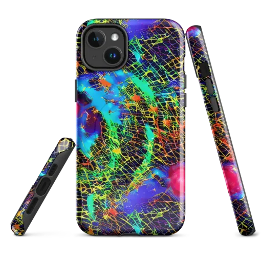 Hypercolor Collision on a MagSafe Tough Case for iPhone®