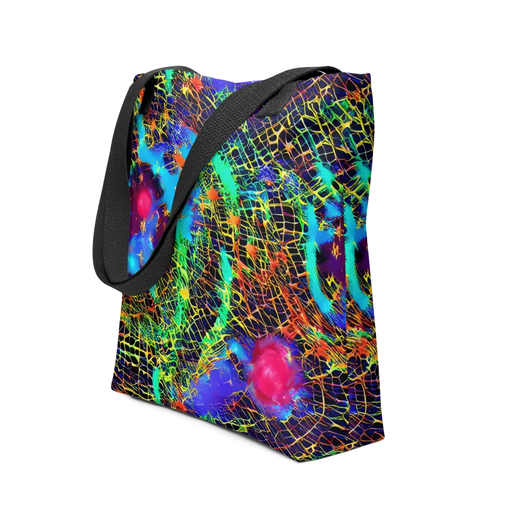 Hypercolor Collision on Tote Bag — Front