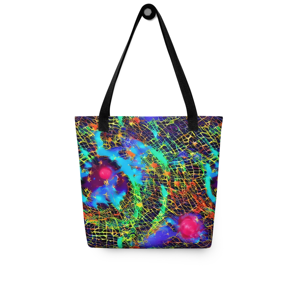 Hypercolor Collision on Tote Bag — Front