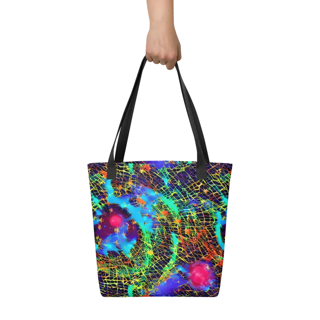 Hypercolor Collision on Tote Bag — Front
