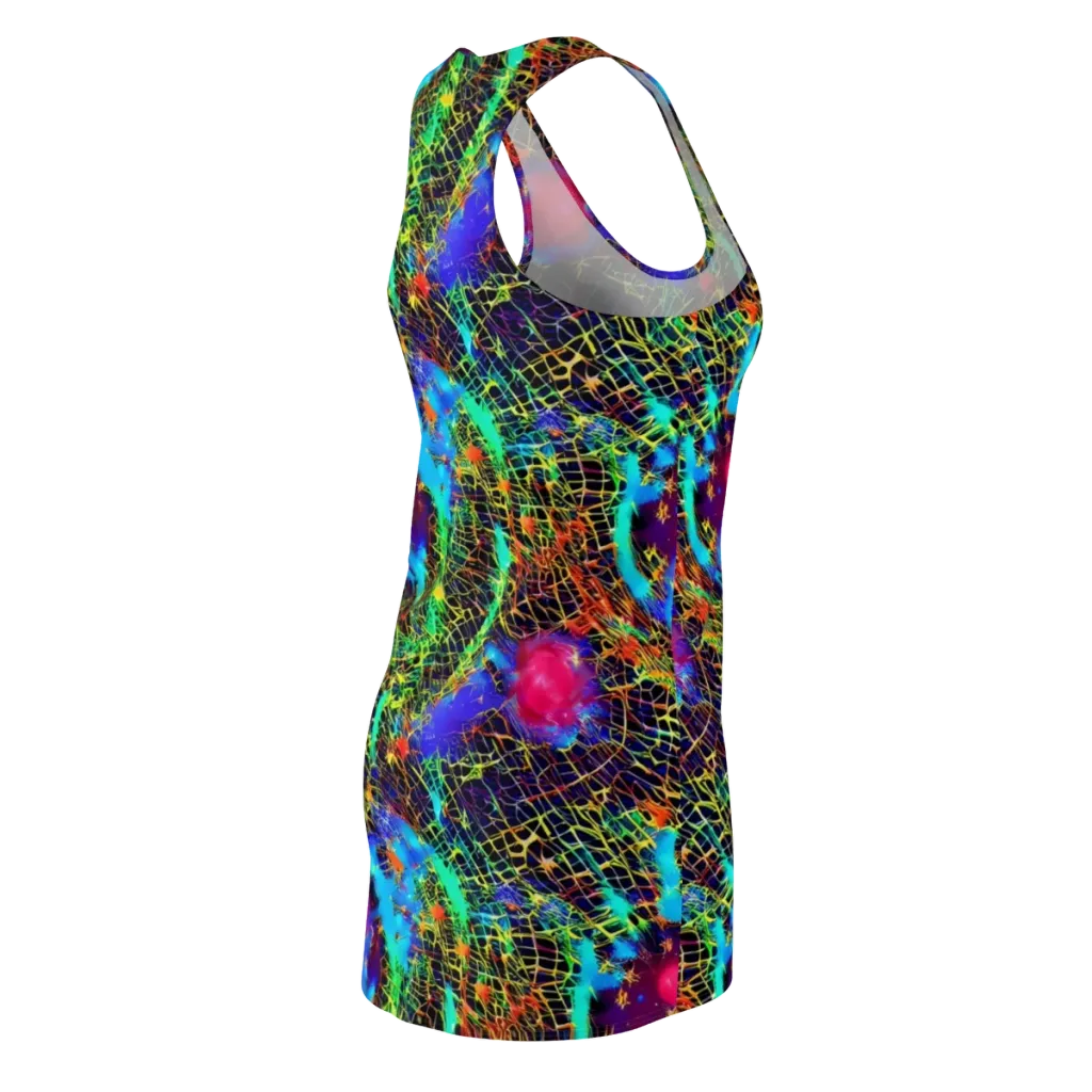 Hypercolor Collision on Racerback Dress — Back Side