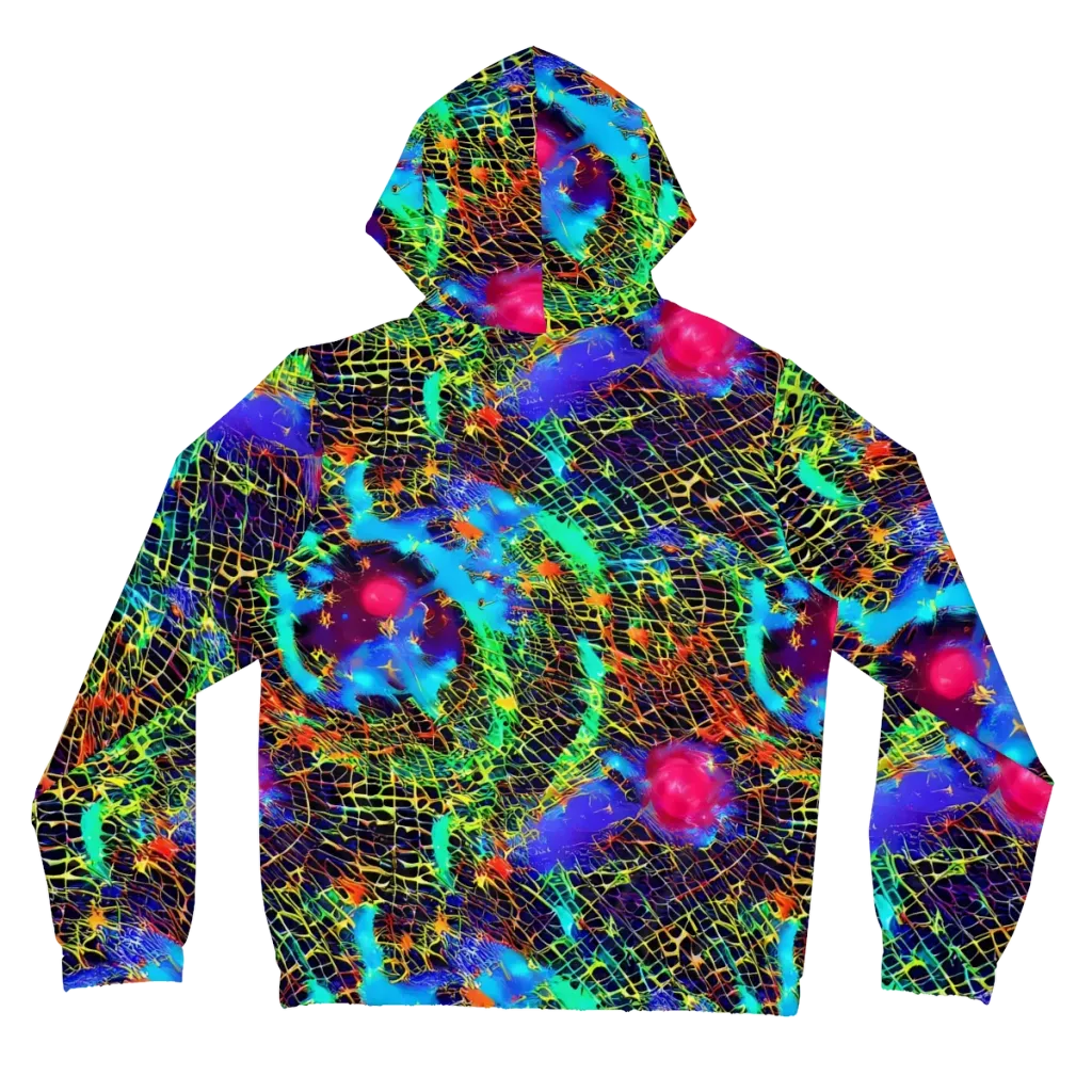 Hypercolor Collision on Women's Full-Zip Hoodie — Back