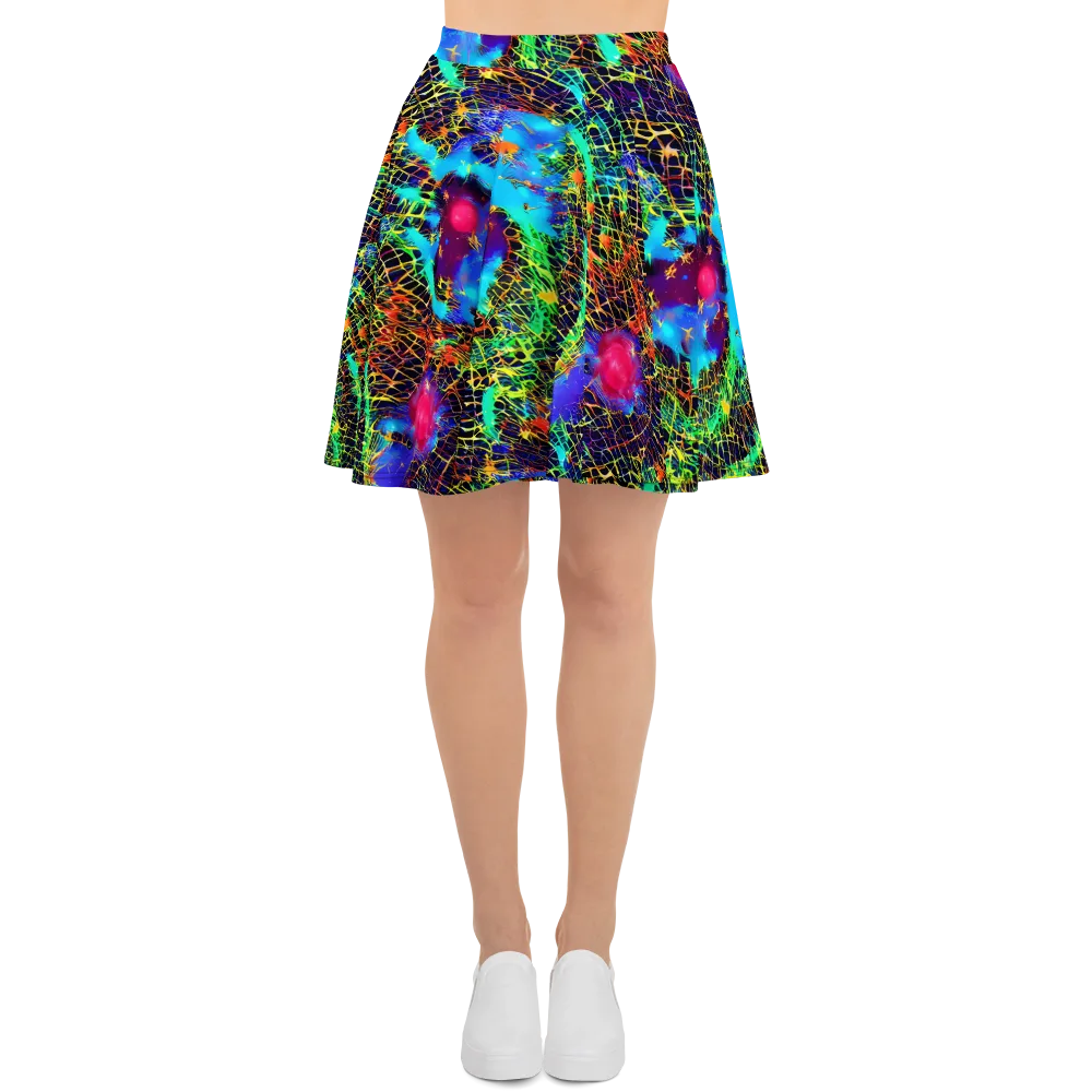 Hypercolor Collision on Skater Skirt — Front