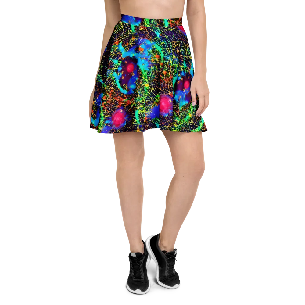 Hypercolor Collision on Skater Skirt — Front