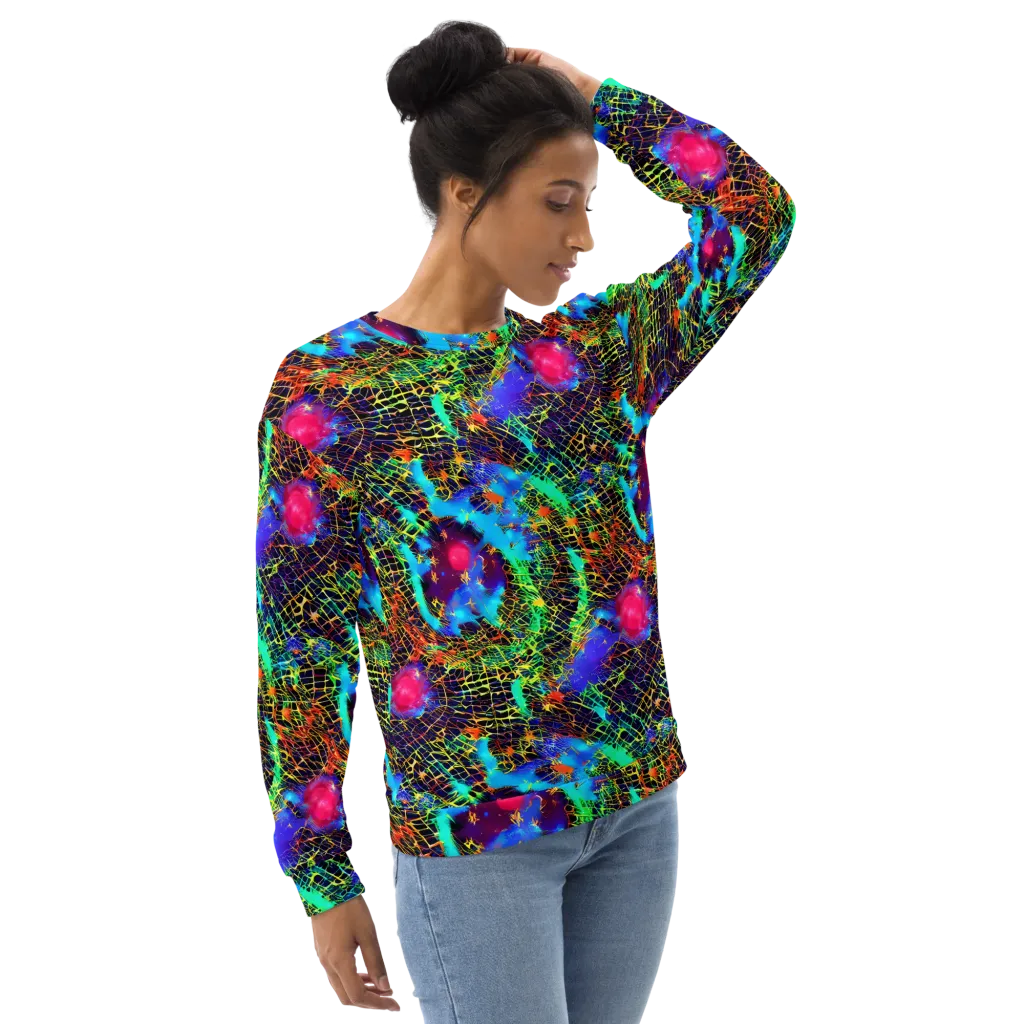 Hypercolor Collision on Sweatshirt — Right Front
