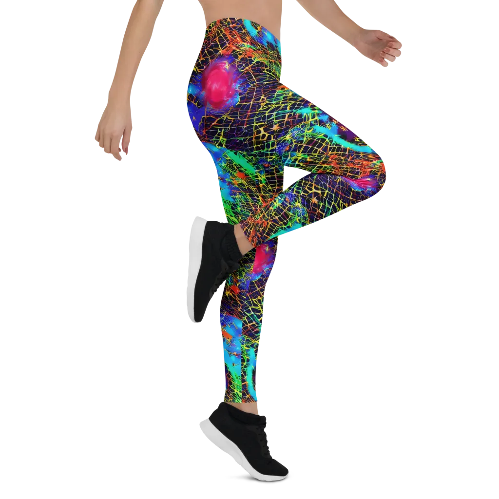 Hypercolor Collision on Leggings — Right