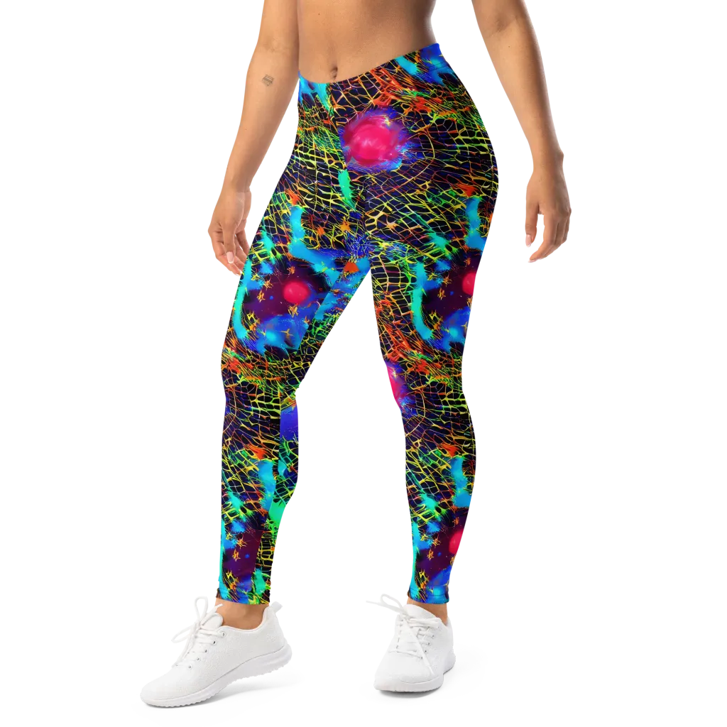 Hypercolor Collision on Leggings — Left Front