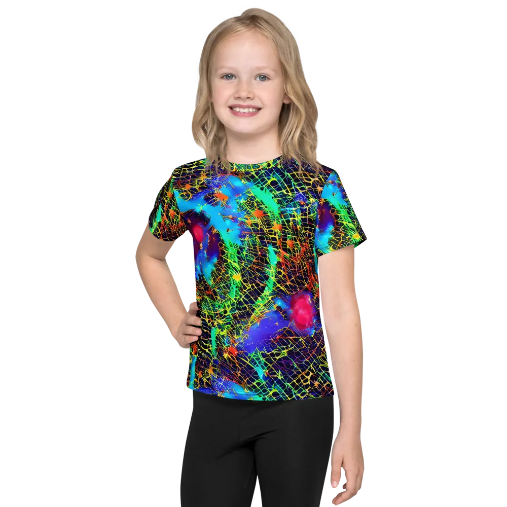 Hypercolor Collision on Kids Crew Neck T-Shirt — Front
