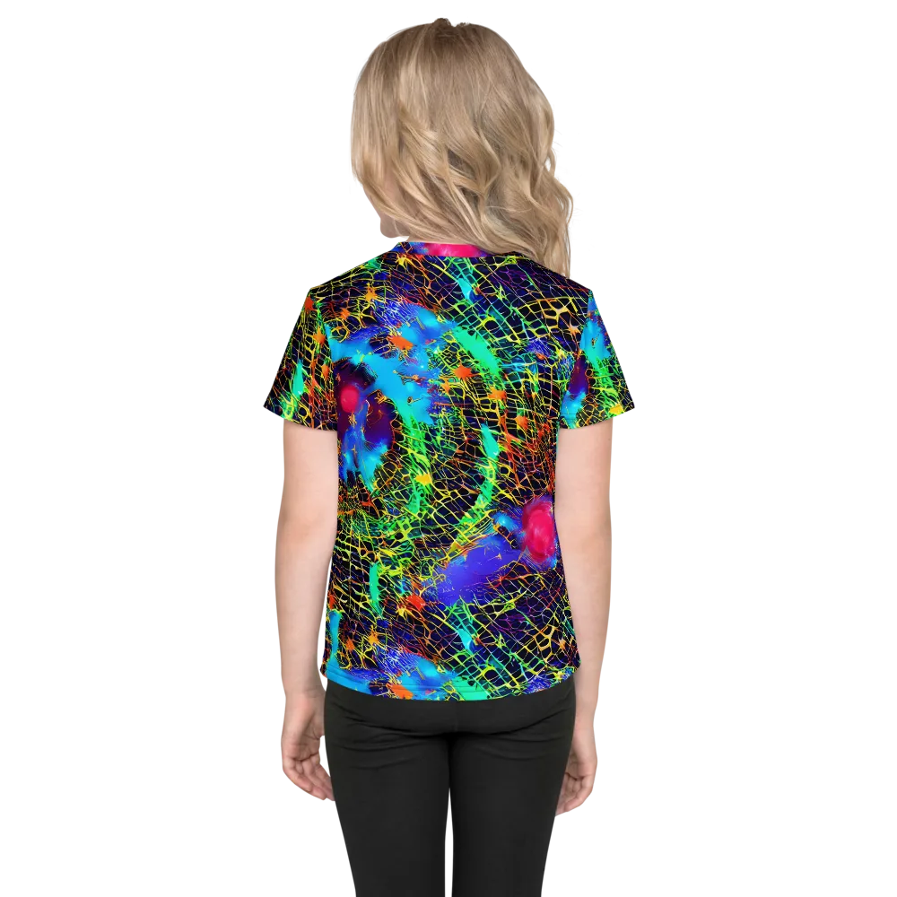 Hypercolor Collision on Kids Crew Neck T-Shirt — Back