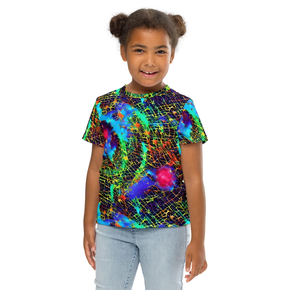 Hypercolor Collision on Kids Crew Neck T-Shirt — Front