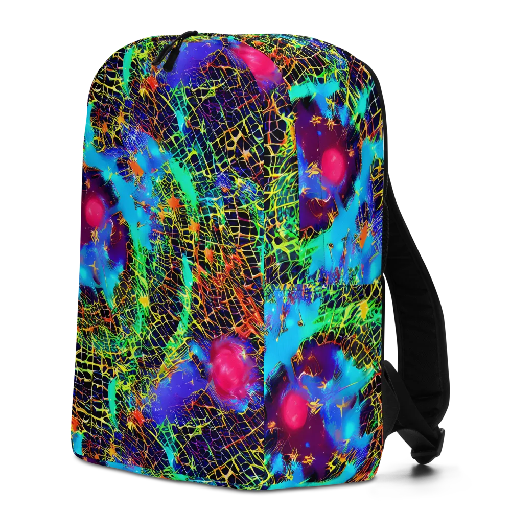 Hypercolor Collision on Minimalist Backpack — Left