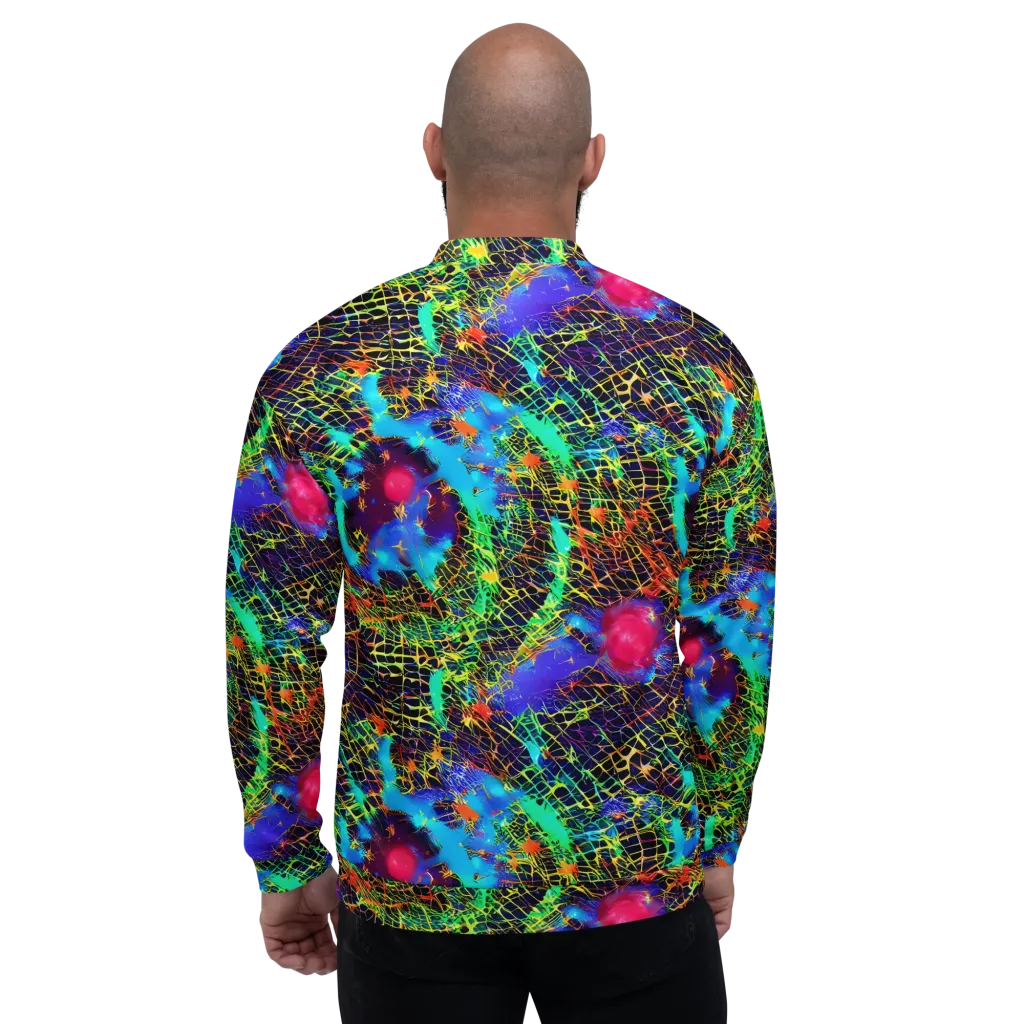 Hypercolor Collision on Bomber Jacket — Back