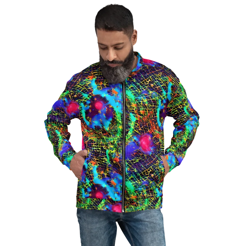 Hypercolor Collision on Bomber Jacket — Front