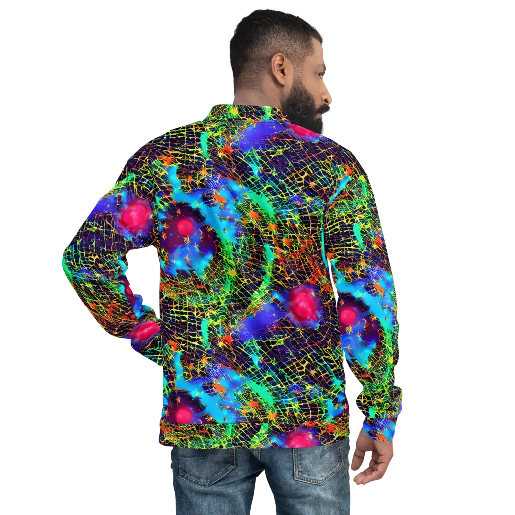 Hypercolor Collision on Bomber Jacket — Back