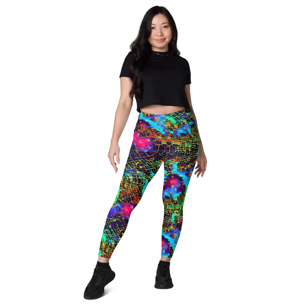 Hypercolor Collision on Leggings with Pockets — Front