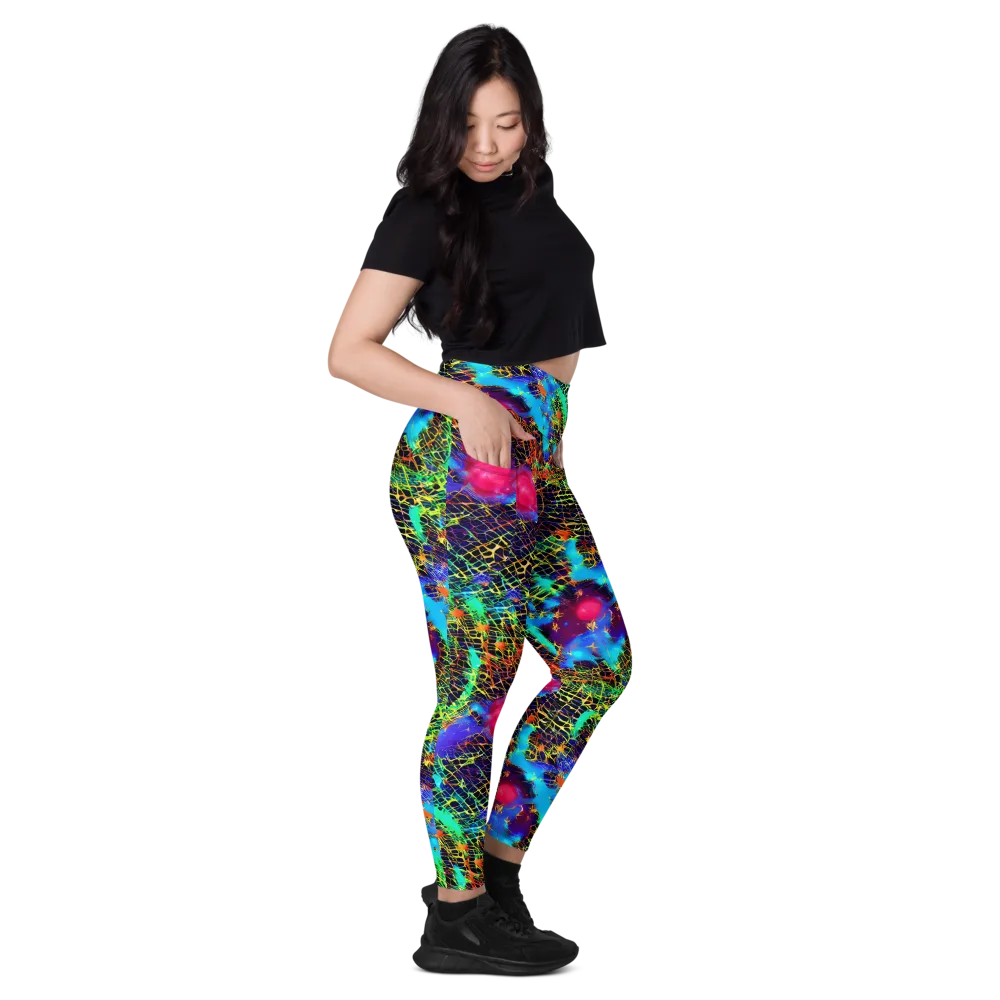 Hypercolor Collision on Leggings with Pockets — Right