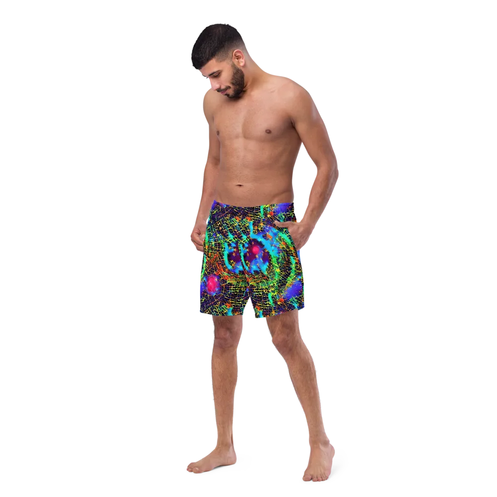 Hypercolor Collision on Swim Trunks — Left Front