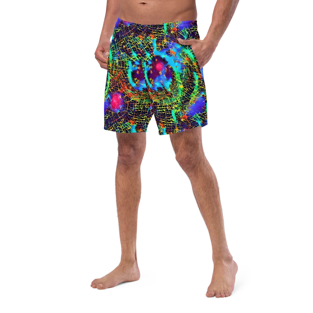 Hypercolor Collision on Swim Trunks — Left Front
