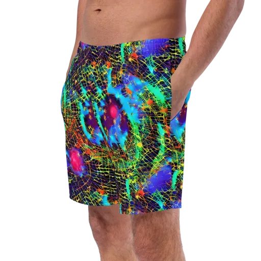 Hypercolor Collision on a Swim Trunks