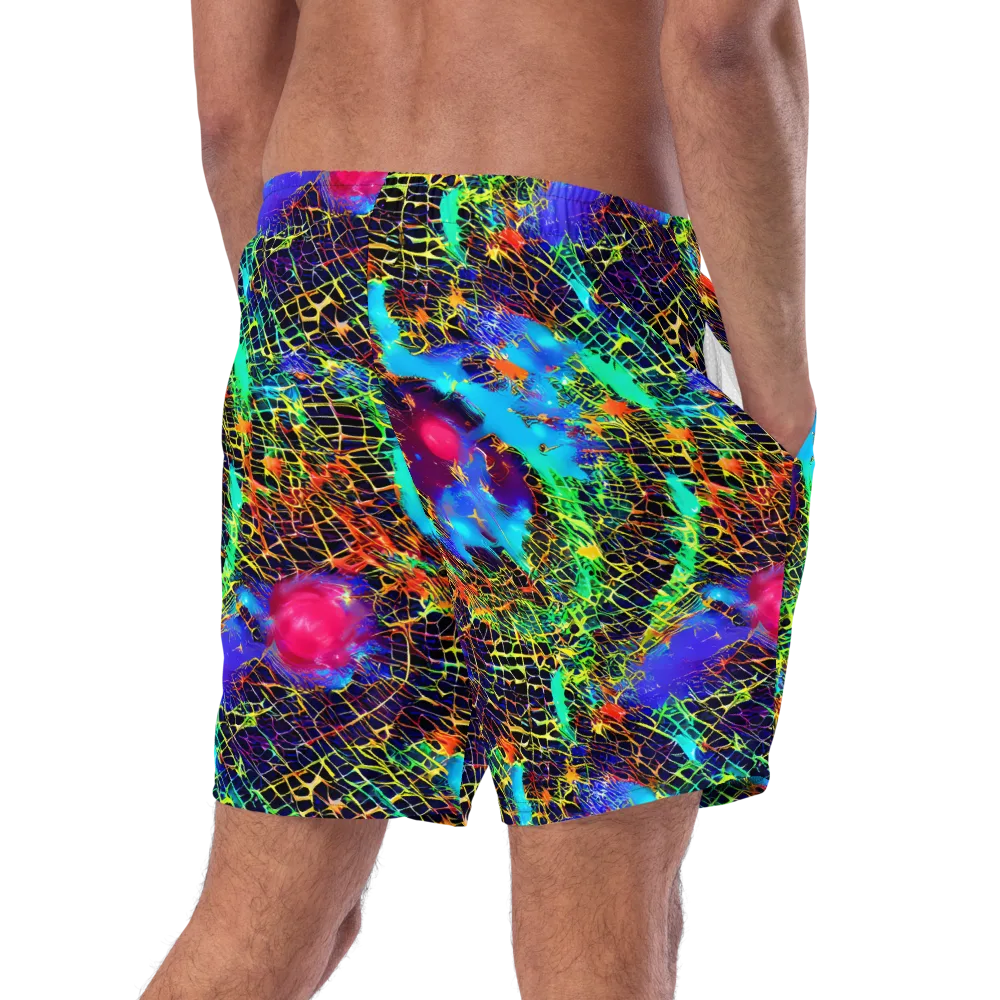 Hypercolor Collision on Swim Trunks — Right Back