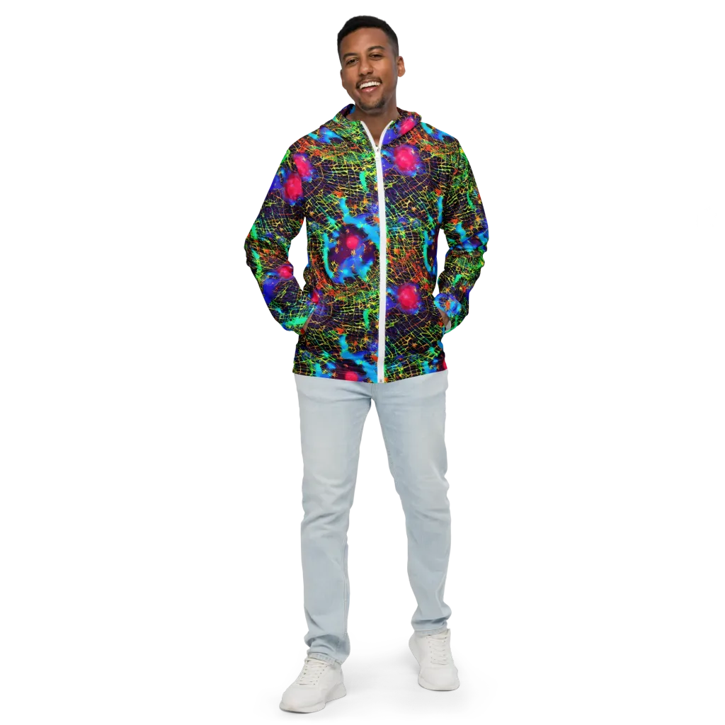 Hypercolor Collision on Men's Windbreaker — Front