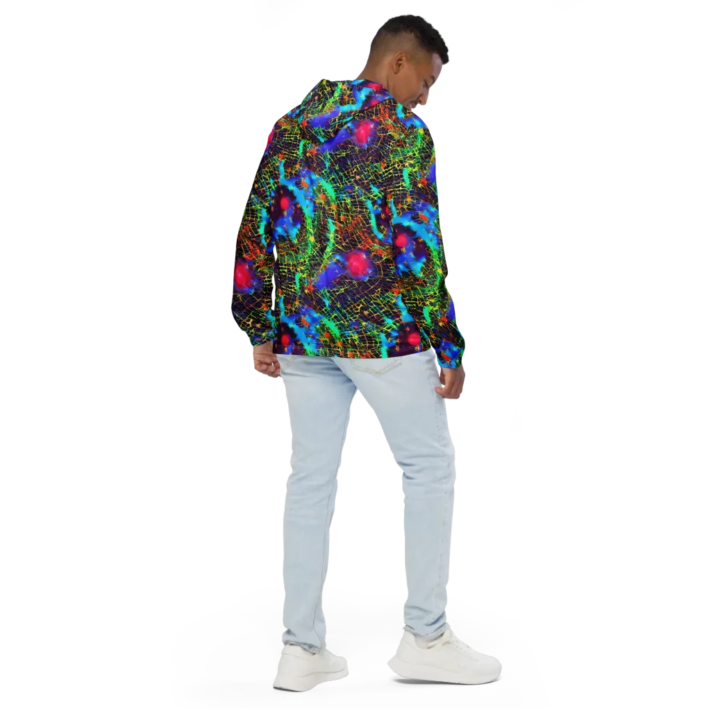 Hypercolor Collision on Men's Windbreaker — Back
