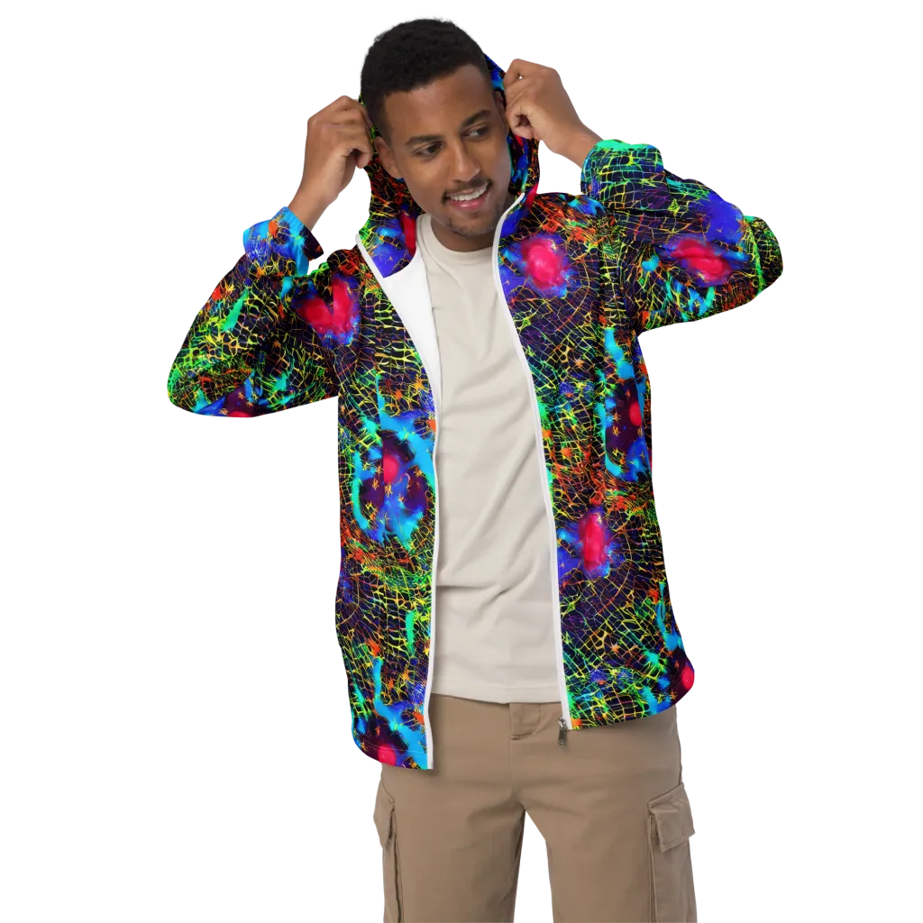 Hypercolor Collision on Men's Windbreaker — Front
