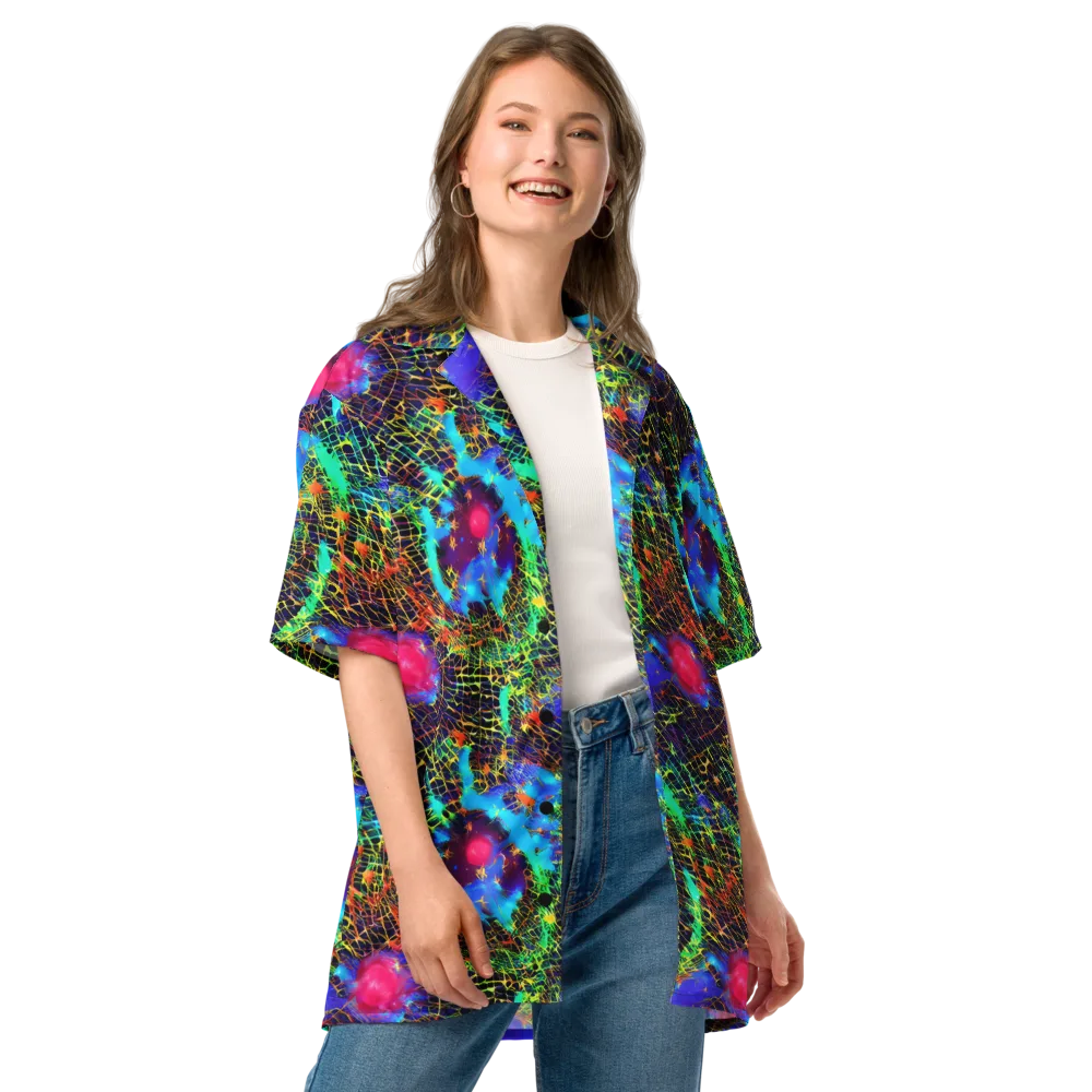 Hypercolor Collision on Button Shirt — Front