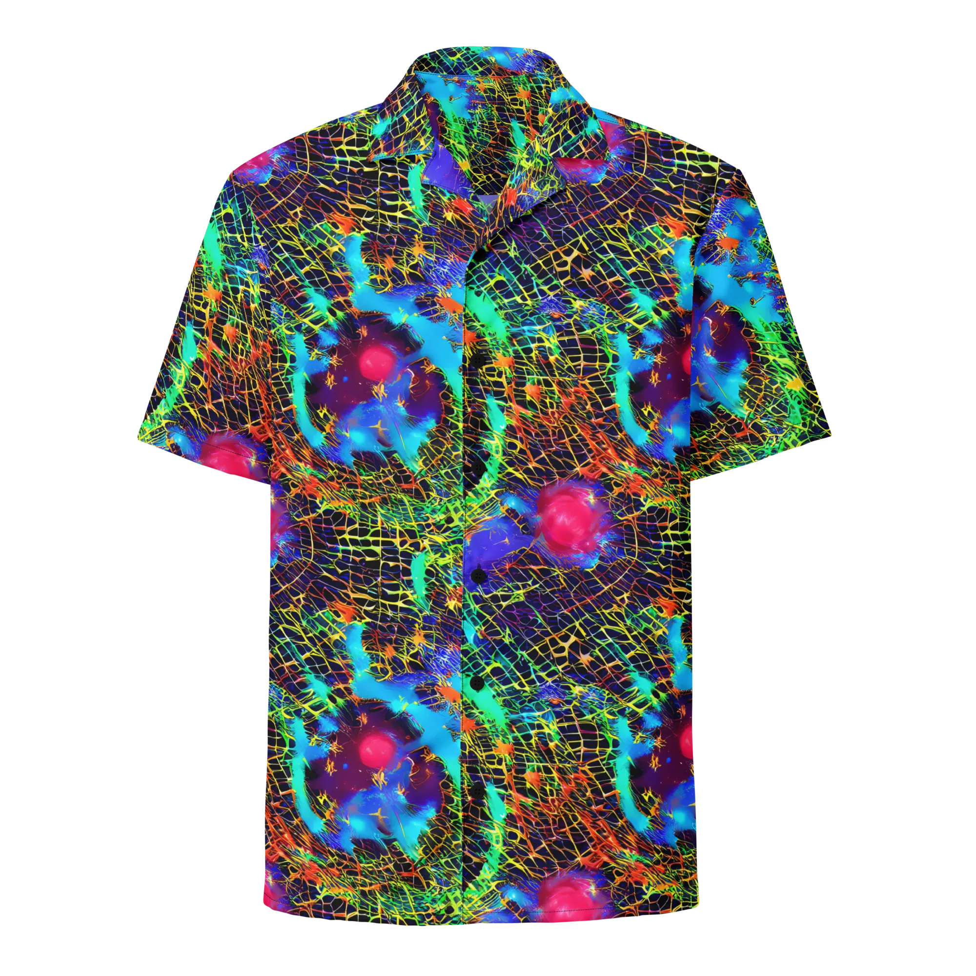 Hypercolor Collision on Button Shirt — Front