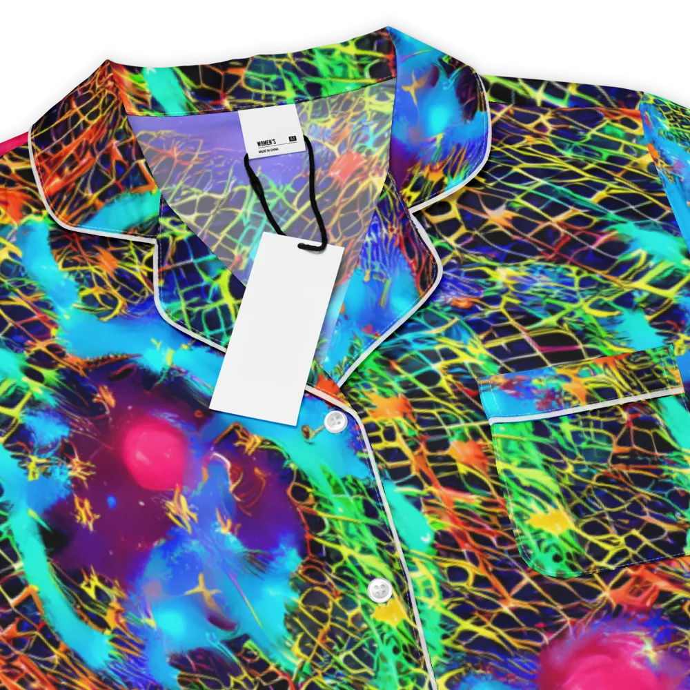 Hypercolor Collision on Women's Short Sleeve Pajama Top — Product details