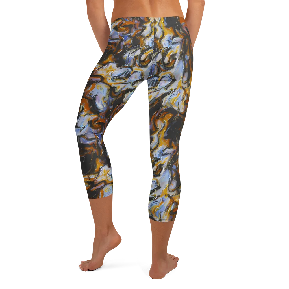 Ember Eclipse on Capri Leggings — Back