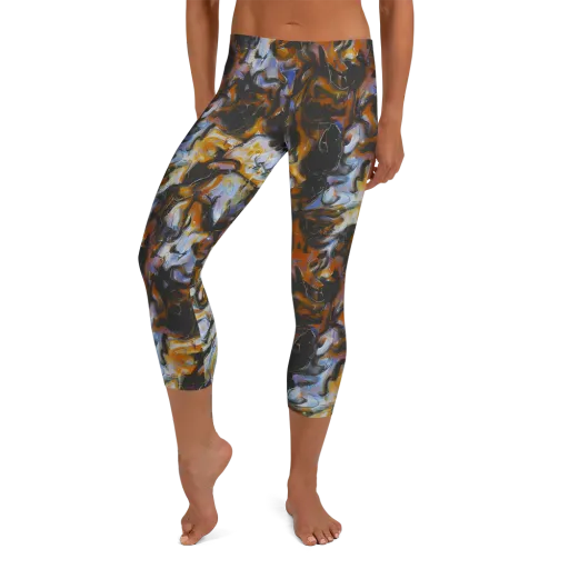 Ember Eclipse on a Capri Leggings