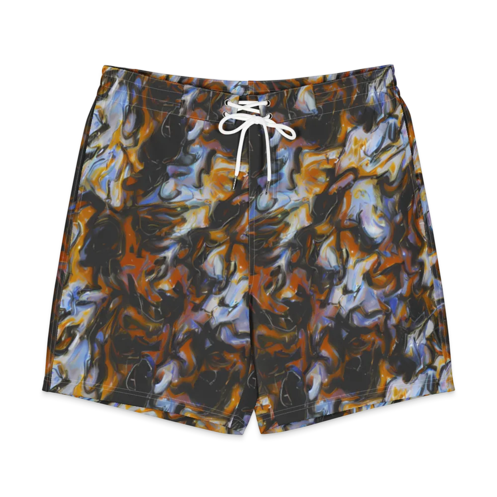Ember Eclipse on Men's Board Shorts — Front